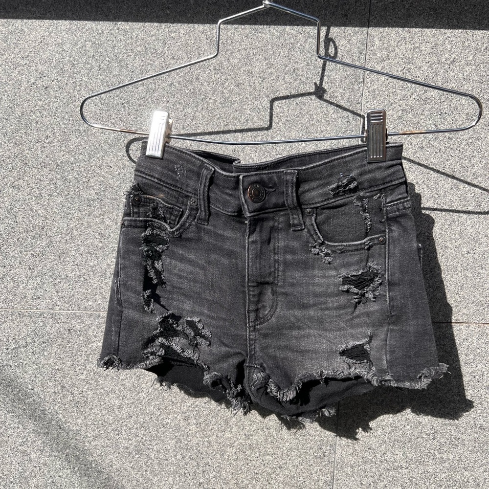 Black American eagle shorts size 000